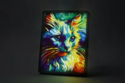 Picture of Custom Lithophane Picture CMYK