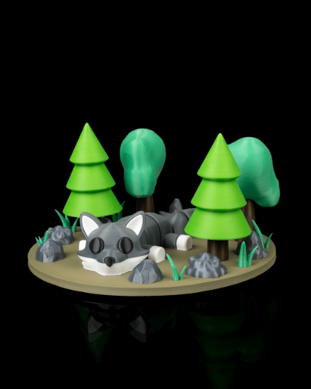 Picture of Wolf Keychain
